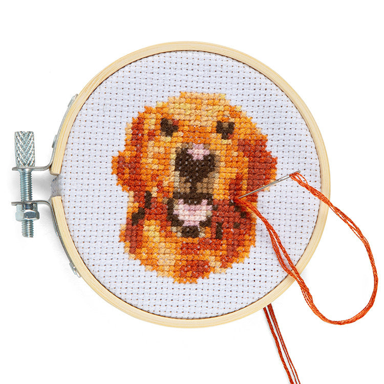 Mini cross-stitch naai-setje - Dog