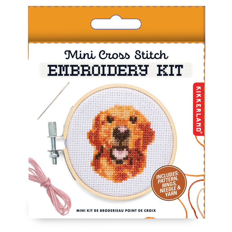 Mini cross-stitch naai-setje - Dog