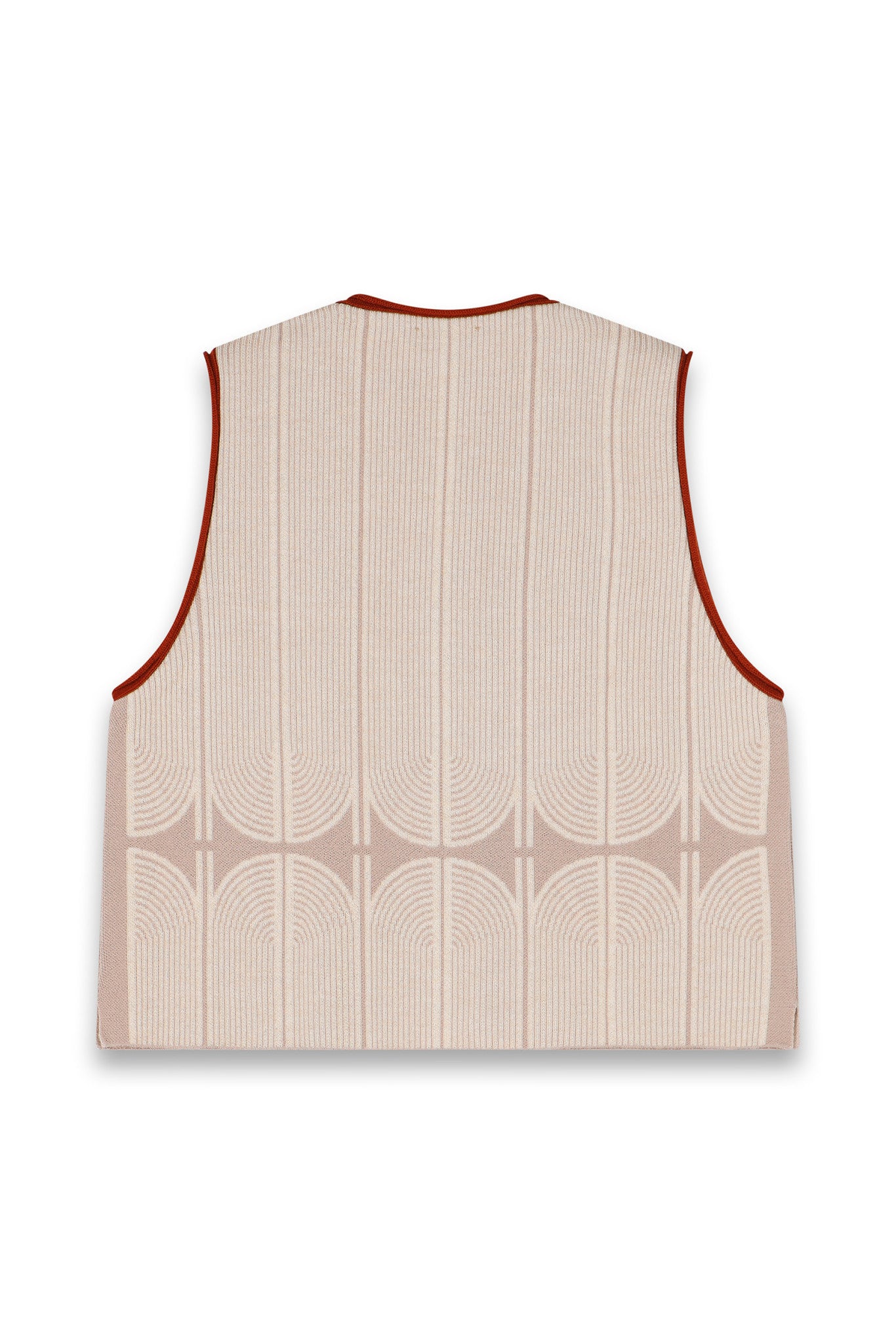 Gilet Lena - Nude- 100% extra fijne merinowol - Medium