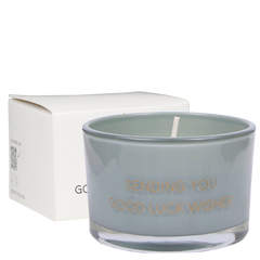 Geurkaars 'Sending you good luck wishes'