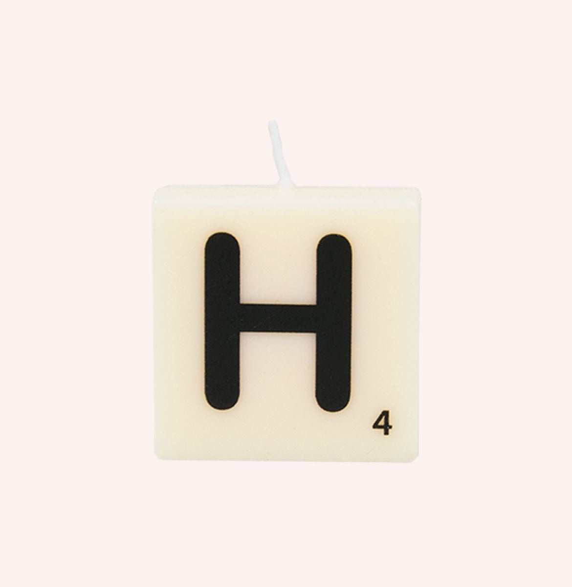 Letter kaarsen - H