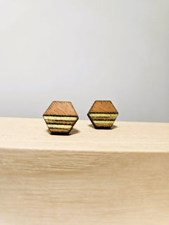 Houten oorsteker Hexagon 2.7