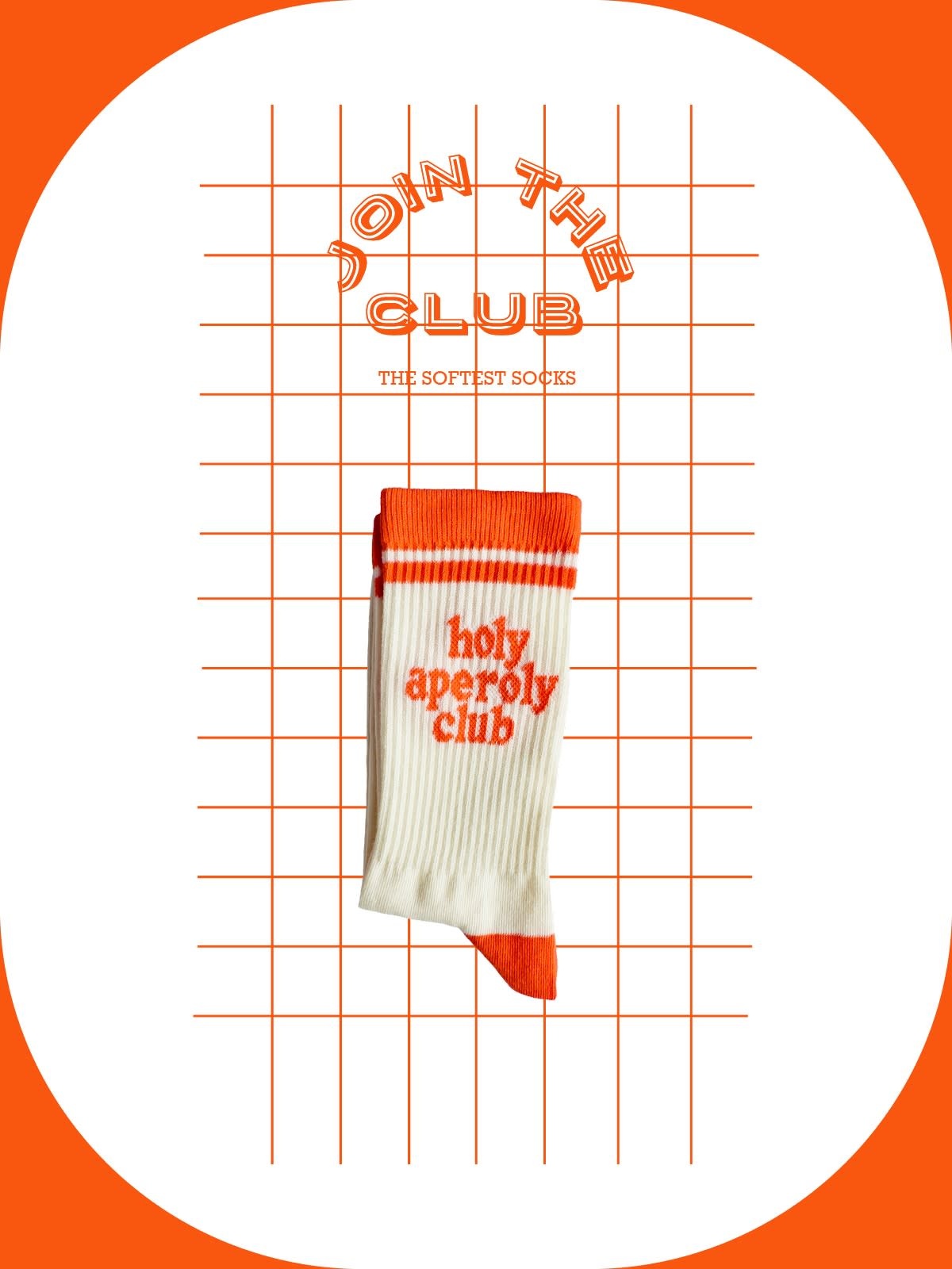 Sokken 'Holy aperoly club' maat 37-41