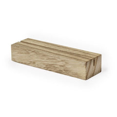 Houten kaarthouder voor wenskaarten