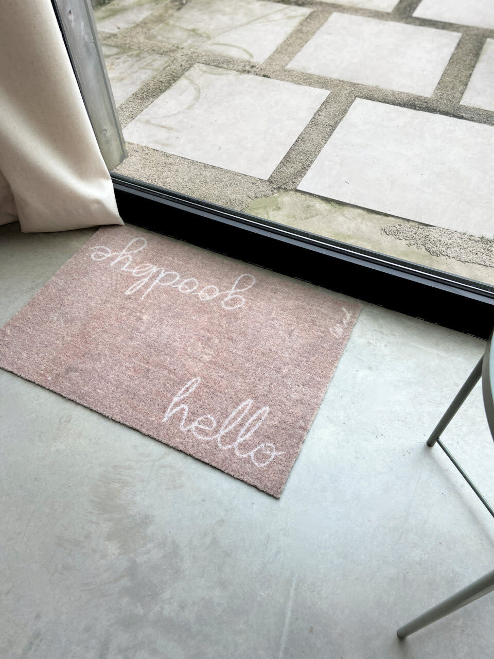 Mat - 'Isla' - Scraper - 50 x 75 cm - 'Hello - goodbye'
