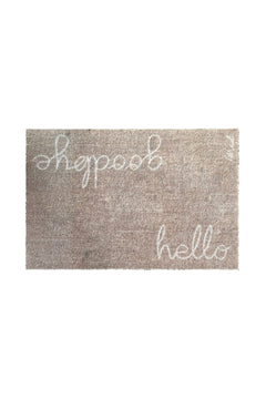 Mat - 'Isla' - Scraper - 50 x 75 cm - 'Hello - goodbye'