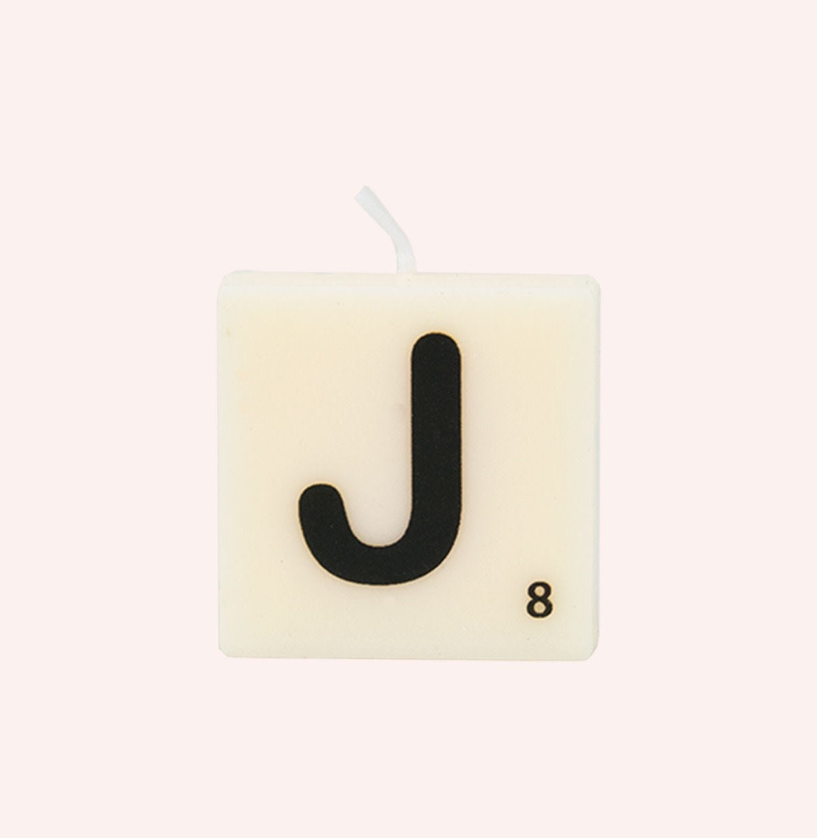 Letter kaarsen - J