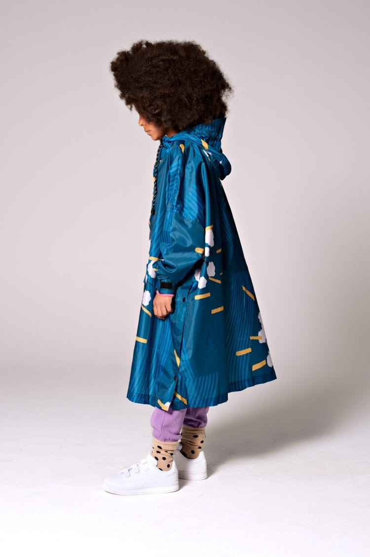 Kids Rain Poncho - Japanese Blossom