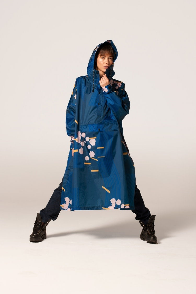 Rain Poncho - Japanese Blossom