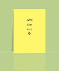 Wenskaart - Jawadde! Lekker kontje