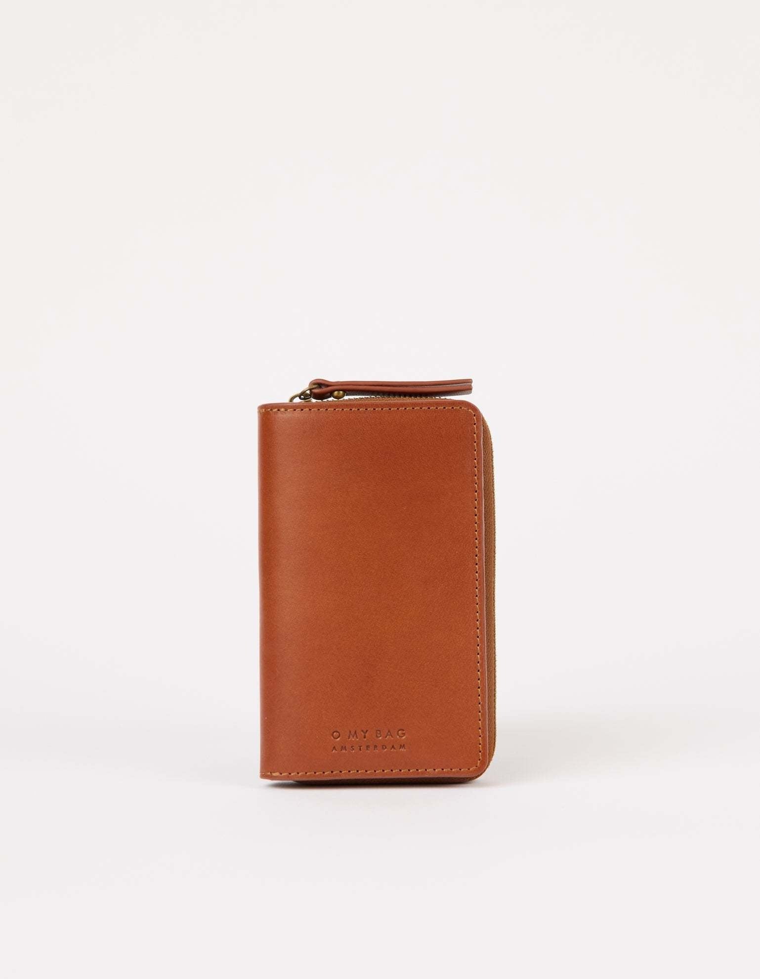 Portemonnee Jett - cognac classic leather