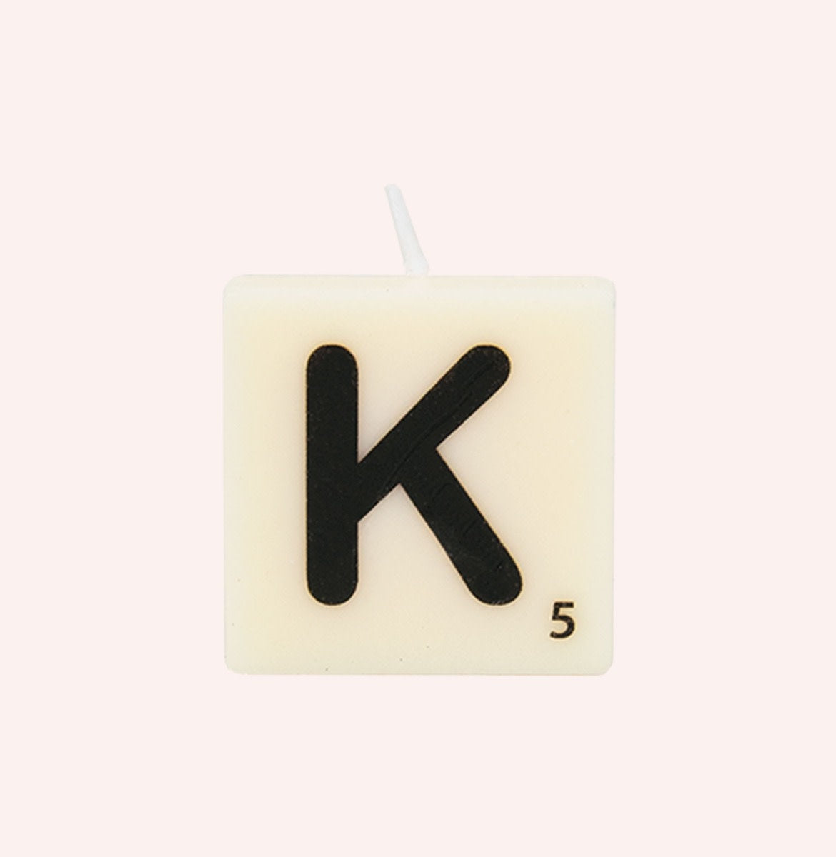 Letter kaarsen - K