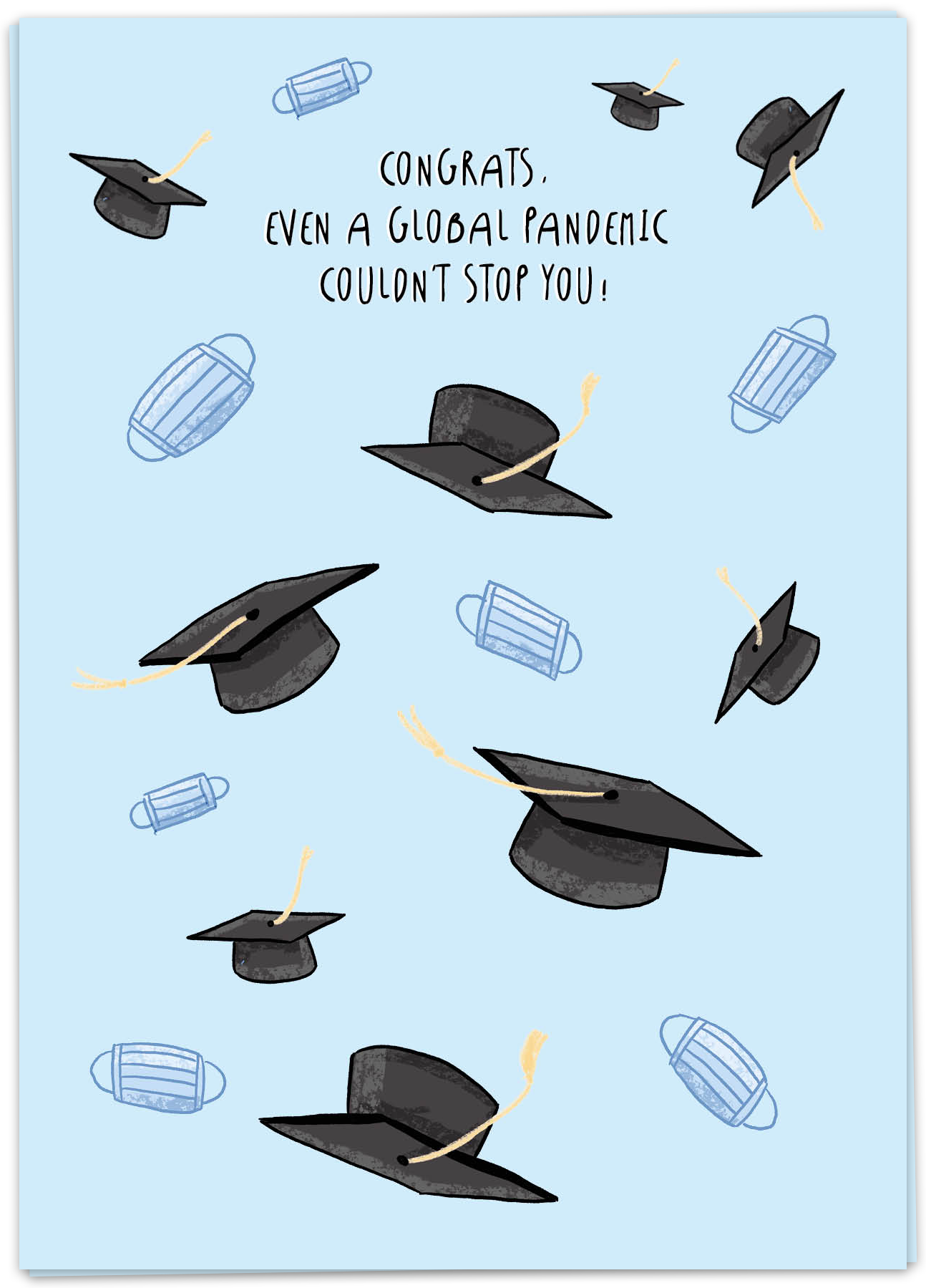 Kaartje -Congrats - global pandemic