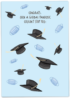 Kaartje -Congrats - global pandemic