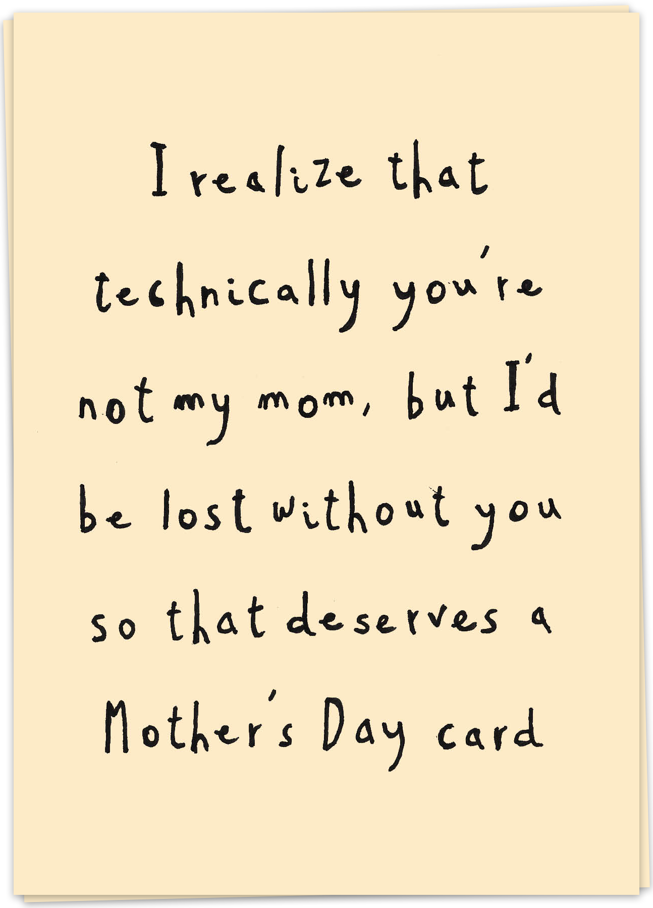Kaartje -“Technically mom