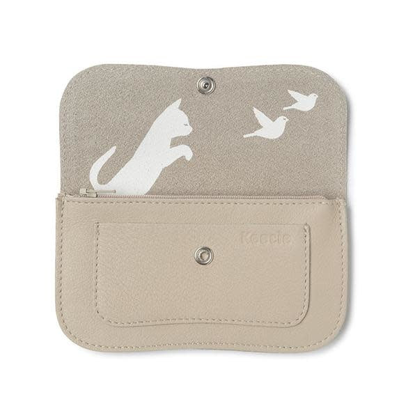 Portemonnee Cat Chase Medium cement