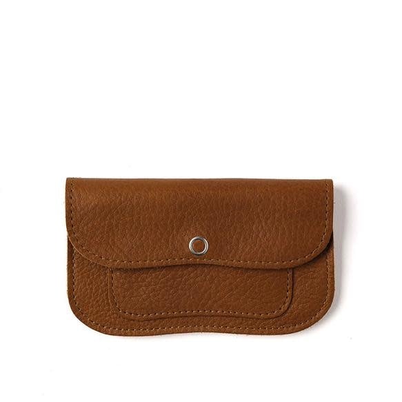 Portemonnee, Cat Chase Small, Cognac used look