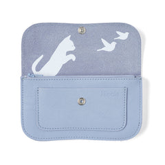 Portemonnee Cat Chase Medium, Lavender