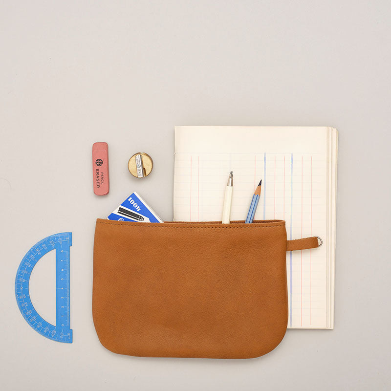 Etui 'Dream on' - Cognac used look