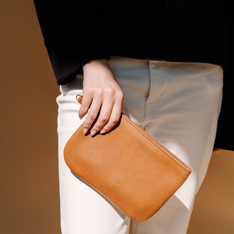 Etui 'Dream on' - Cognac used look