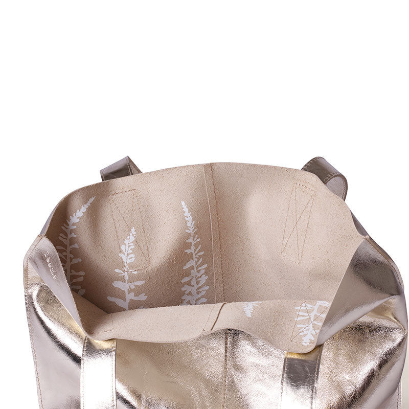 Lederen shopper - Swing It - Gold