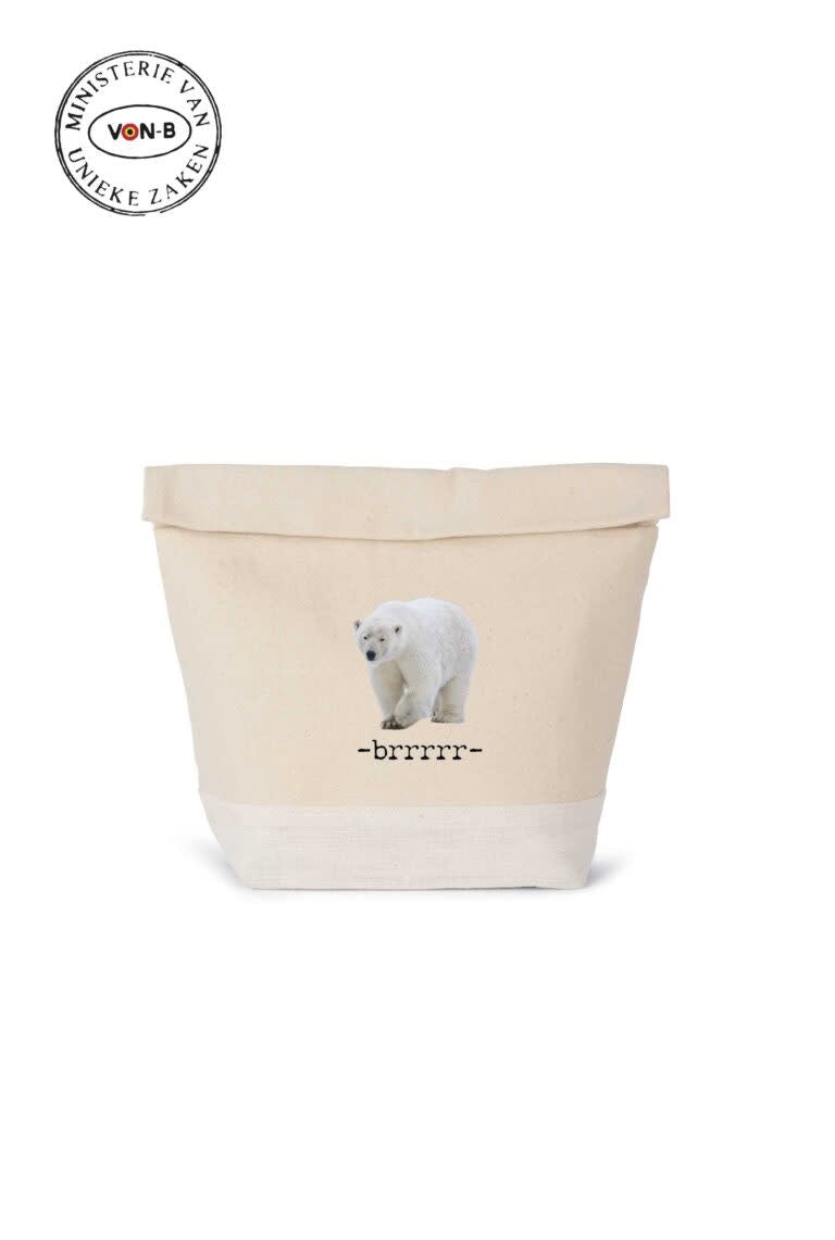 Koeltas met ijsbeer 'brrrrrr'