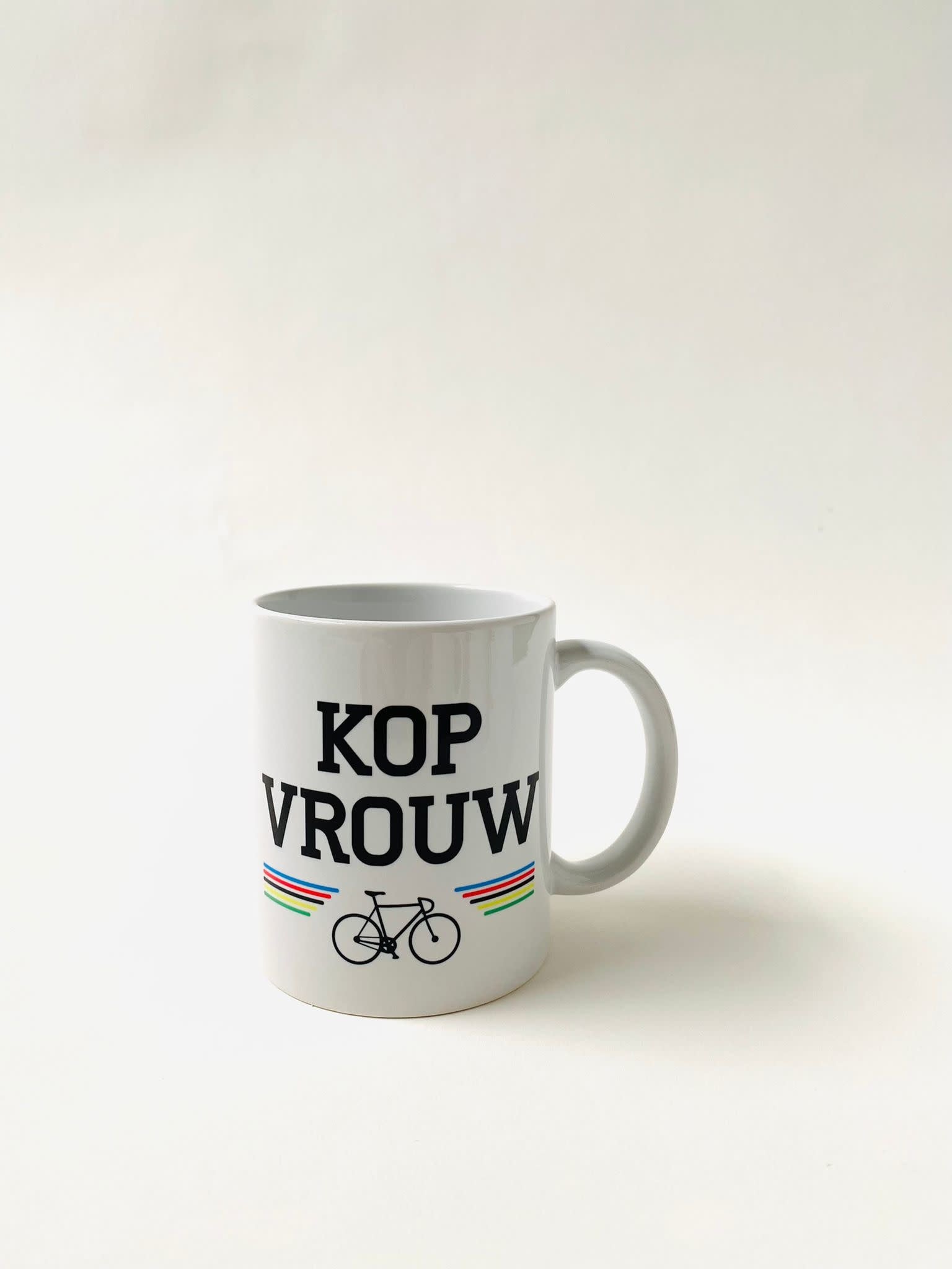 Mok wielrennen 'Kopvrouw'