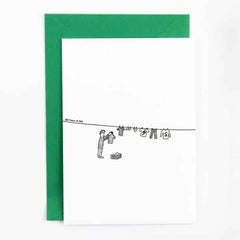 Kaart 'Washing line'