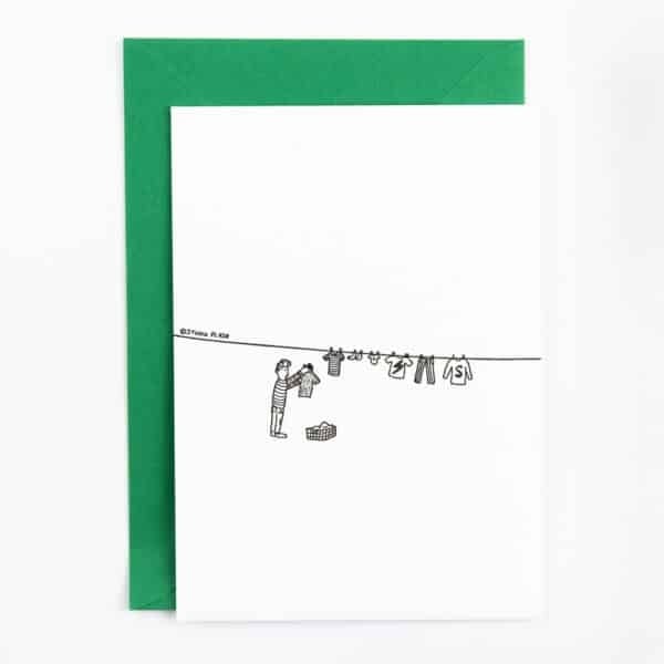 Kaart 'Washing line'