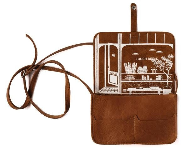 Tas, Lunch Break, cognac used look