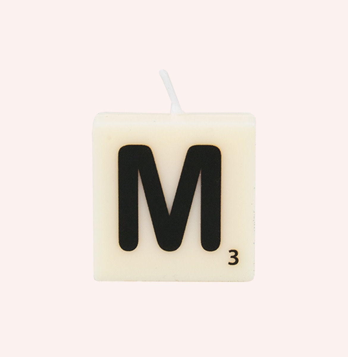 Letter kaarsen - M