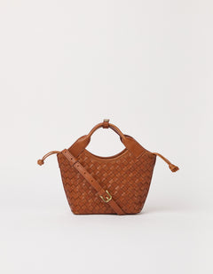 Mara Mini - Cognac Woven Classic