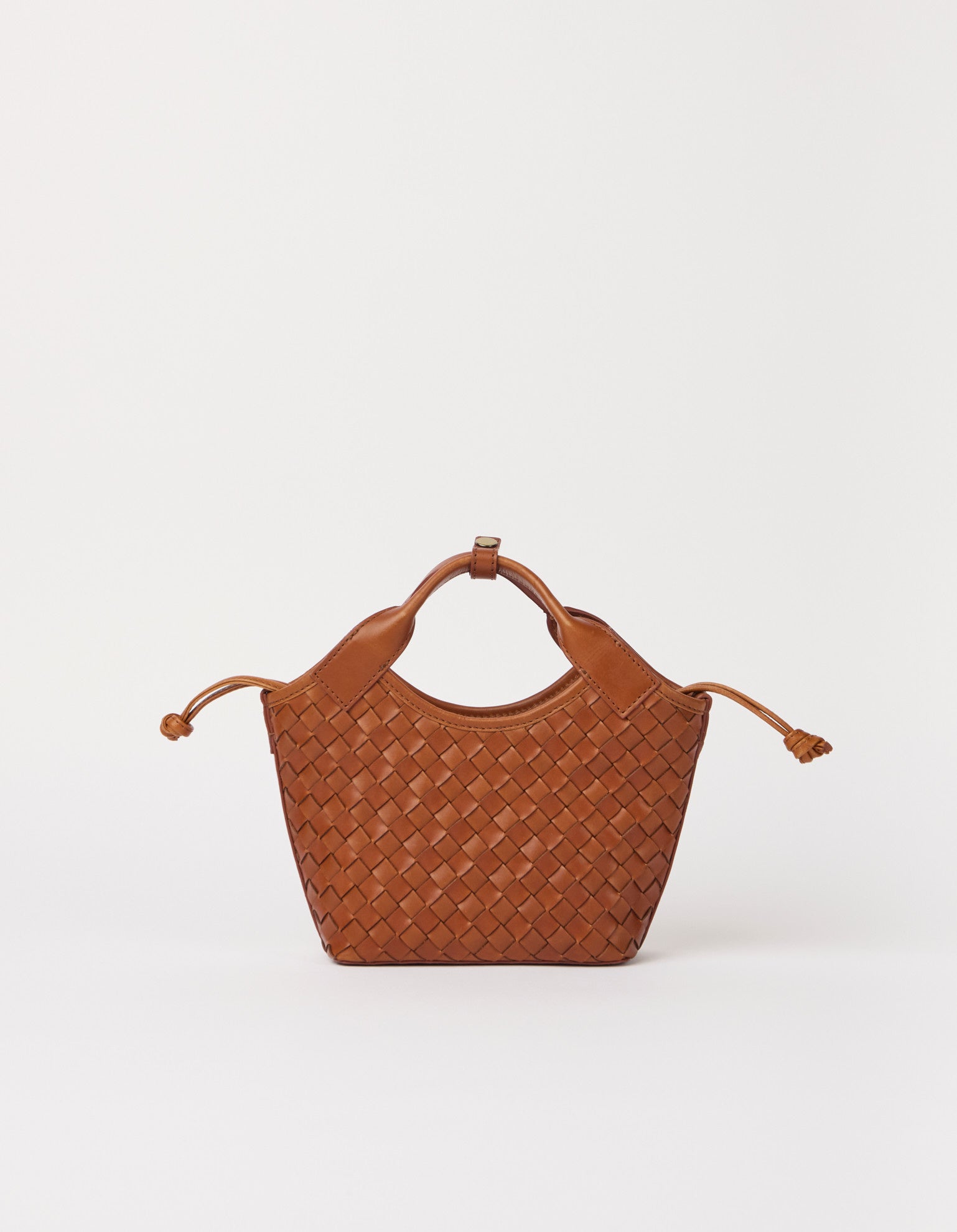 Mara Mini - Cognac Woven Classic