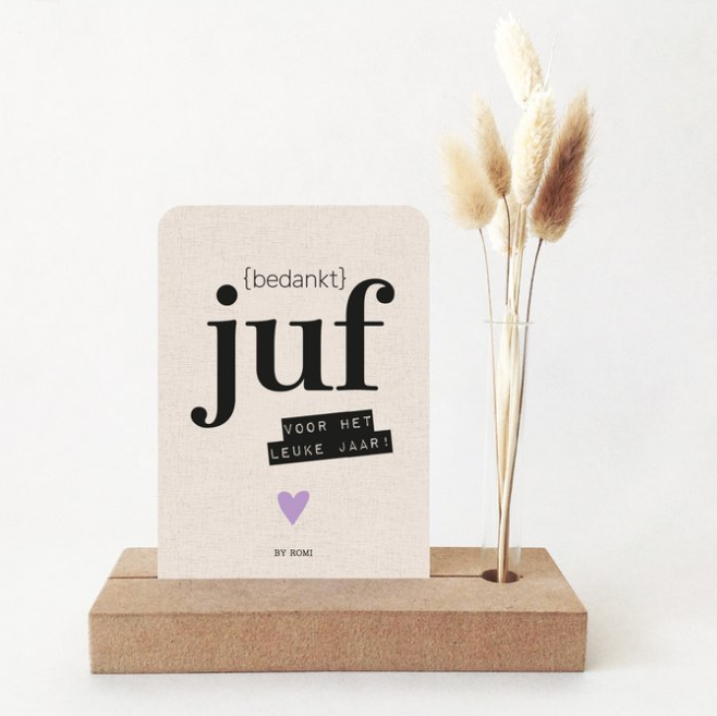 Memory Shelf / Bedankt juf voor het leuke jaar