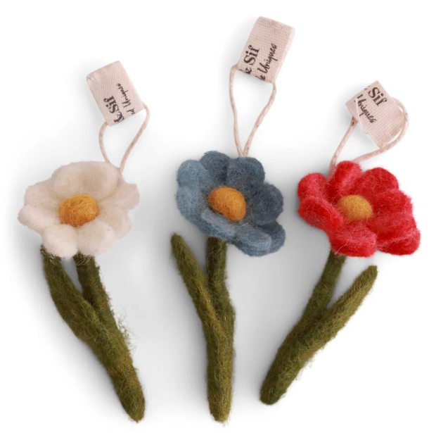 Set van 3 mini anemonen - Bright - 7 cm
