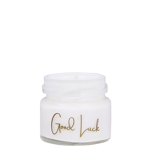 Mini geurkaarsje new - Good Luck