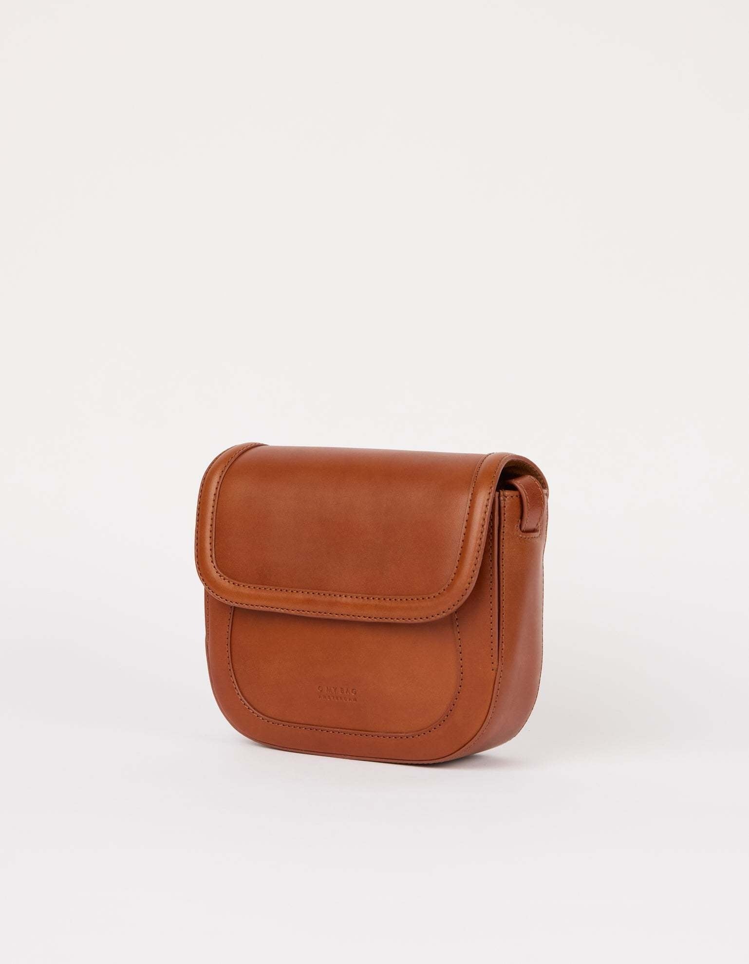 Nina - Dark cognac classic leather