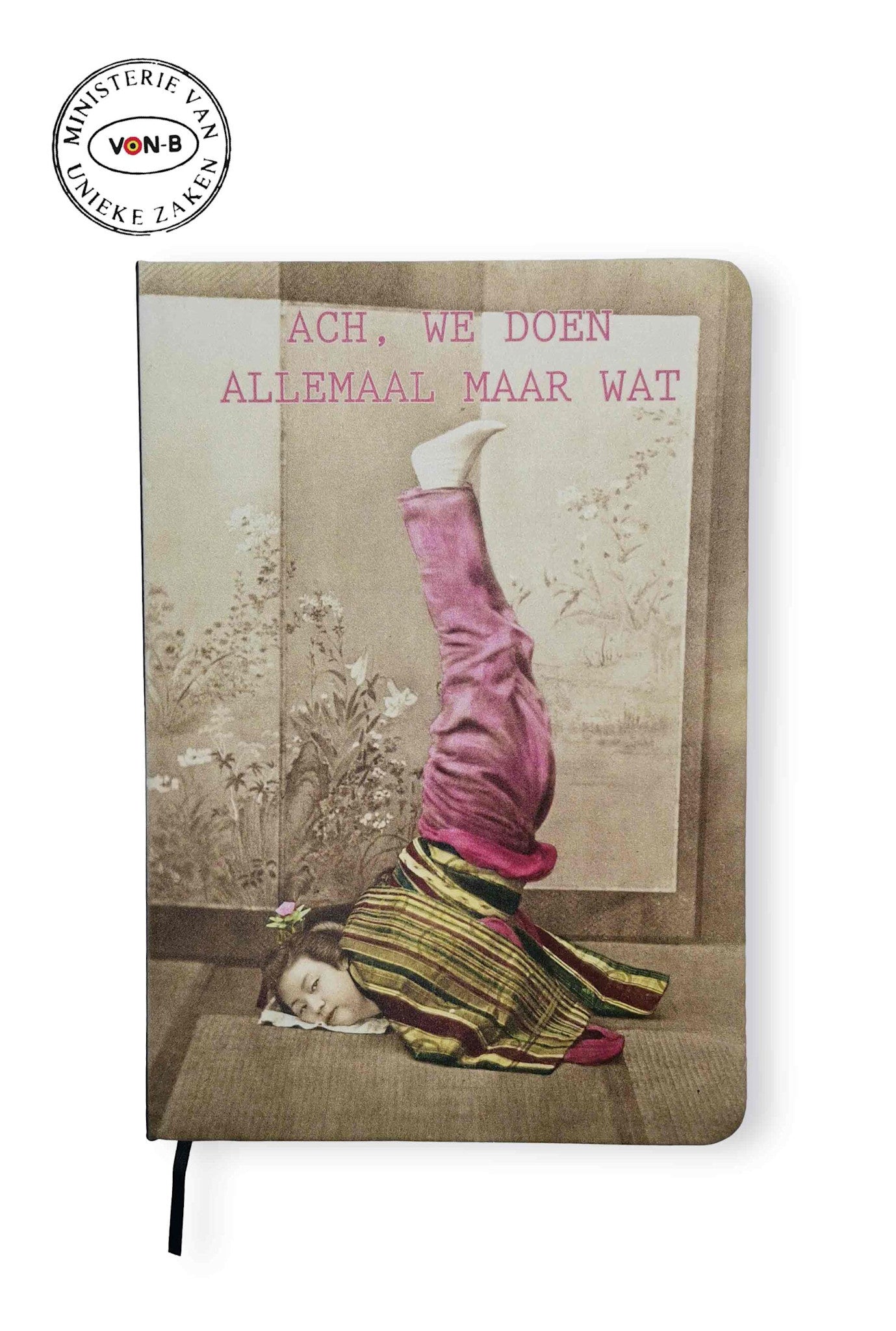Notitieboekje (gelijnd) 'Ach, we doen allemaal maar wat'