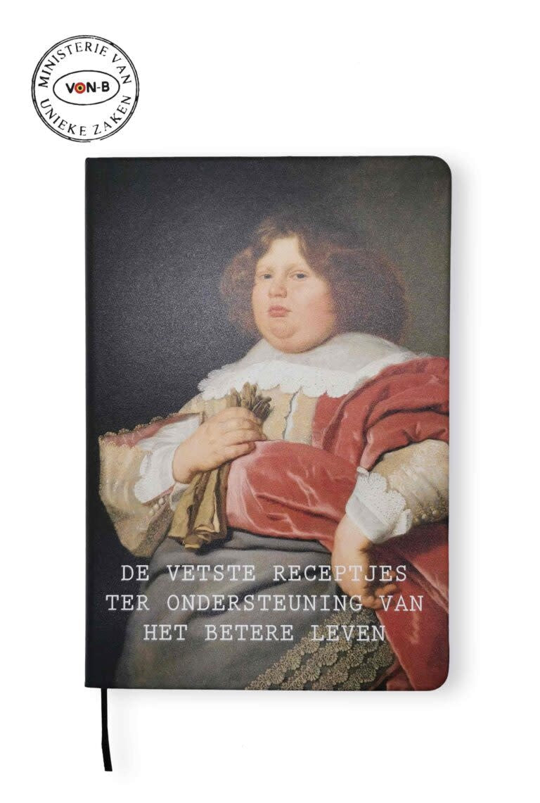 Notitieboekje (gelijnd) 'De vetste receptjes'