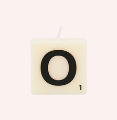 Letter kaarsen - O