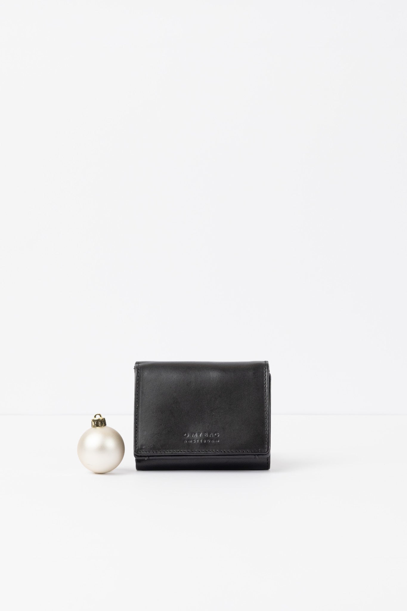 Ollie Wallet - Black Classic Leather
