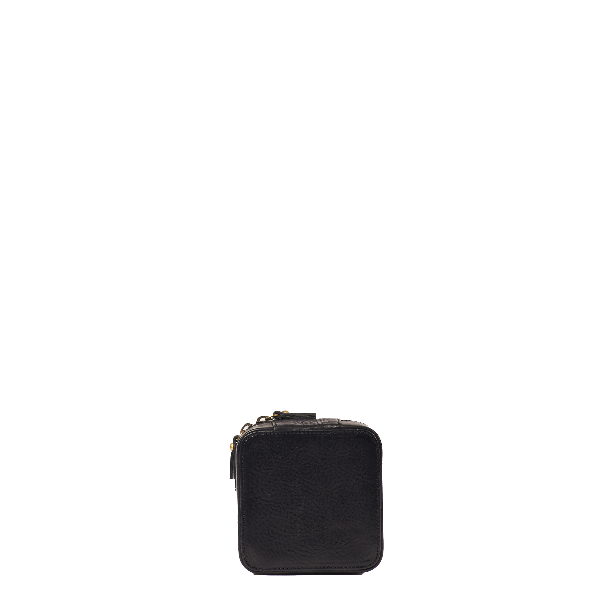 Jewelry box - black stromboli leather