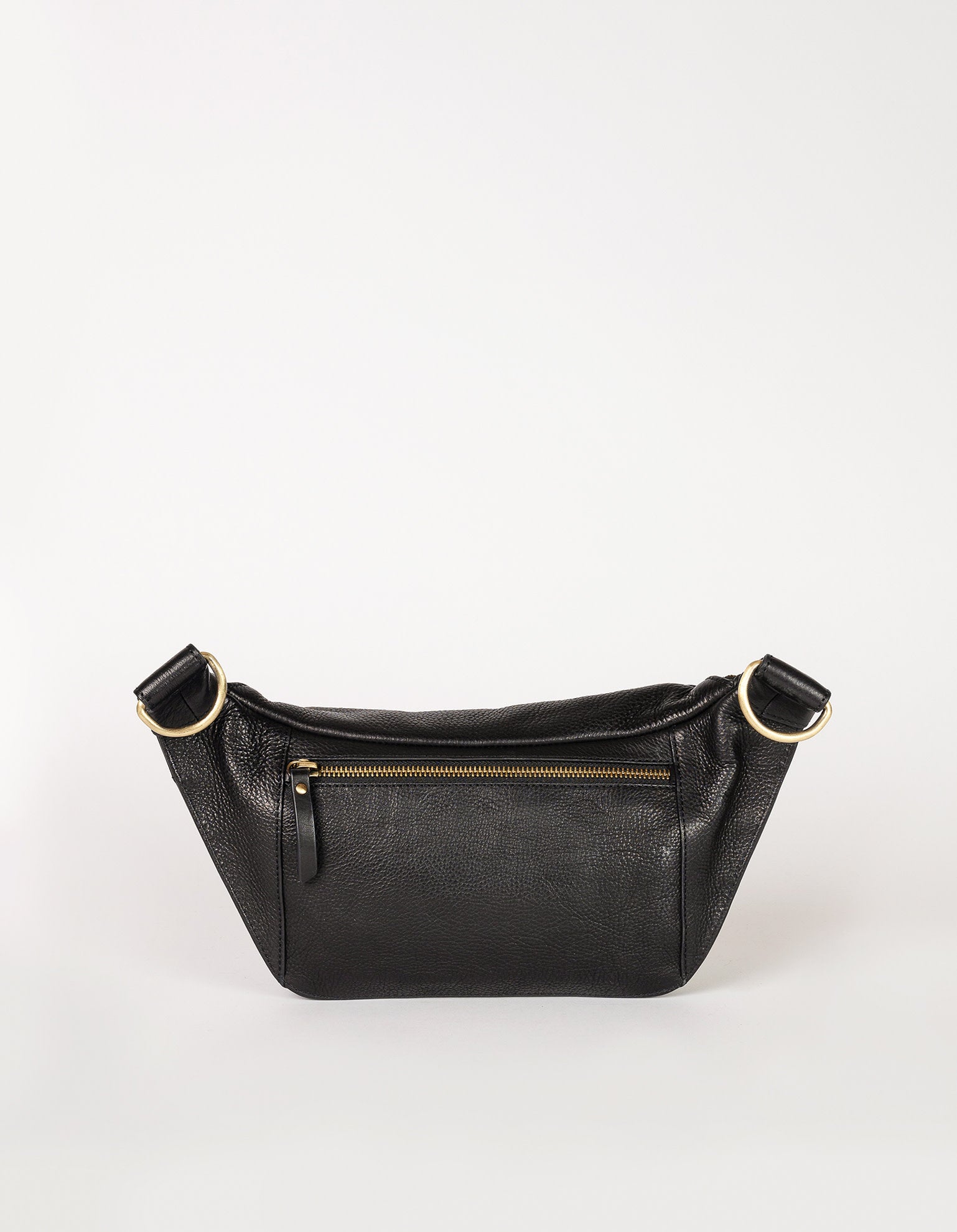 Drew Bum Bag  Black Soft Grain Leather