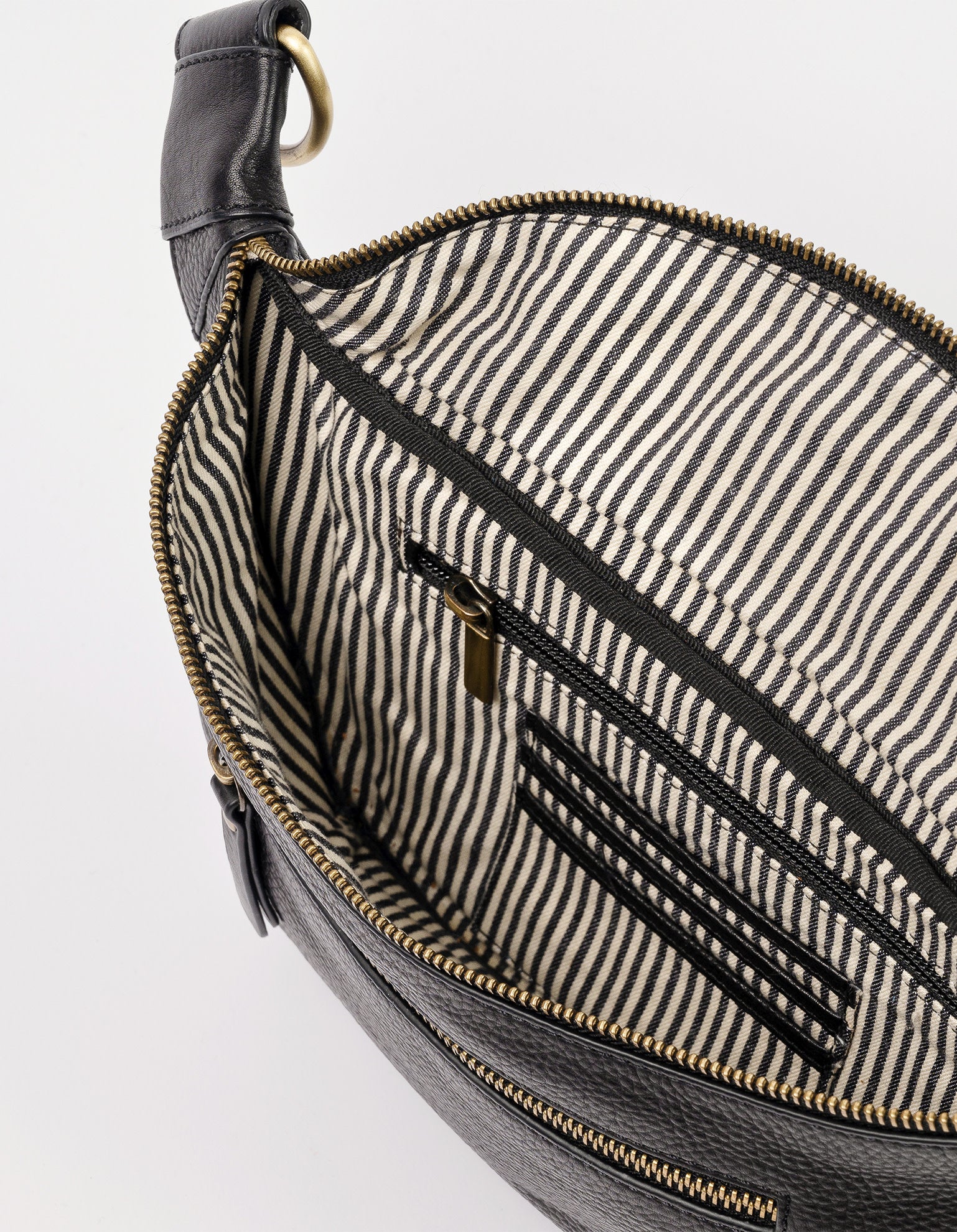 Drew Bum Bag  Black Soft Grain Leather