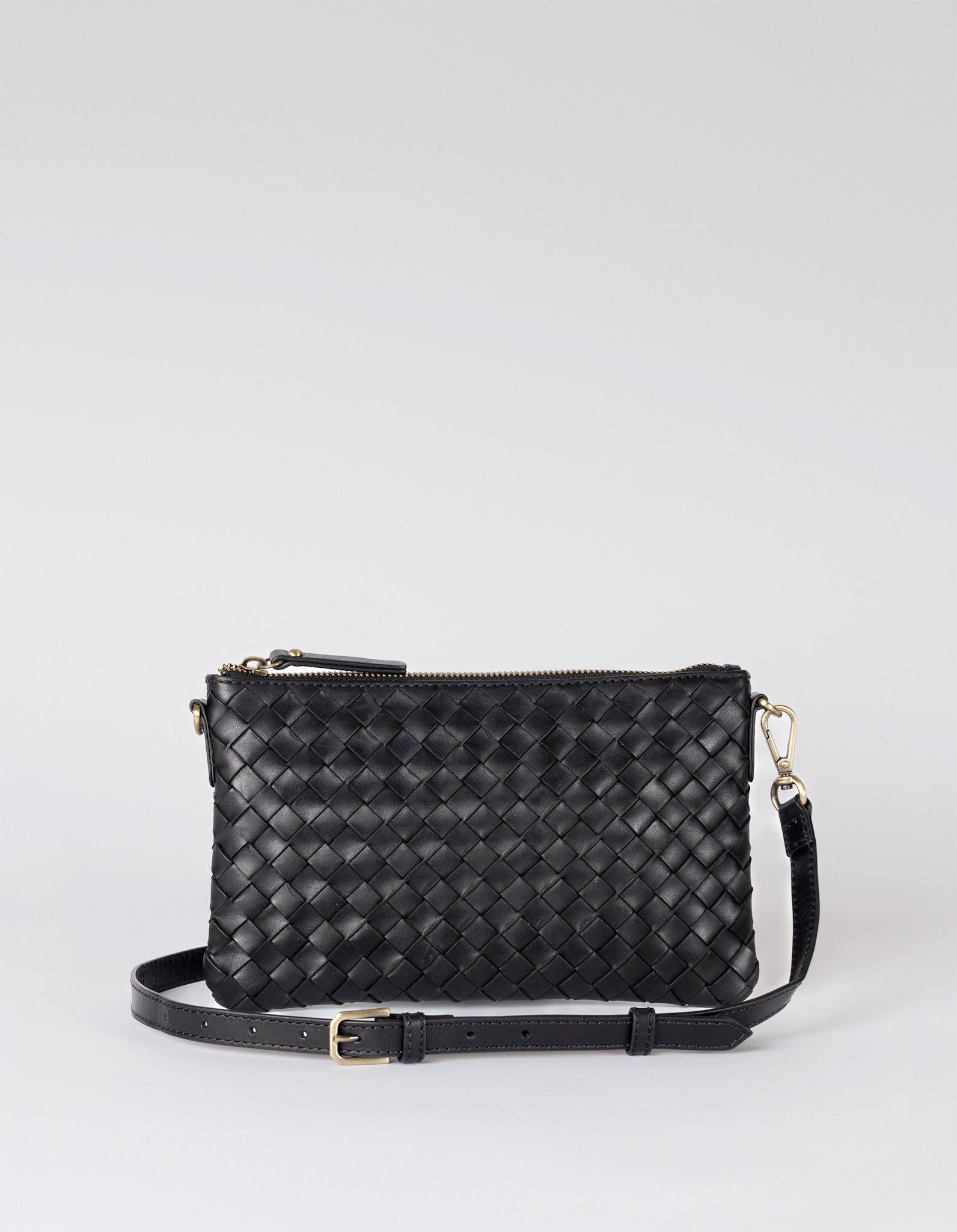 Lexi  Black Woven Classic Leather