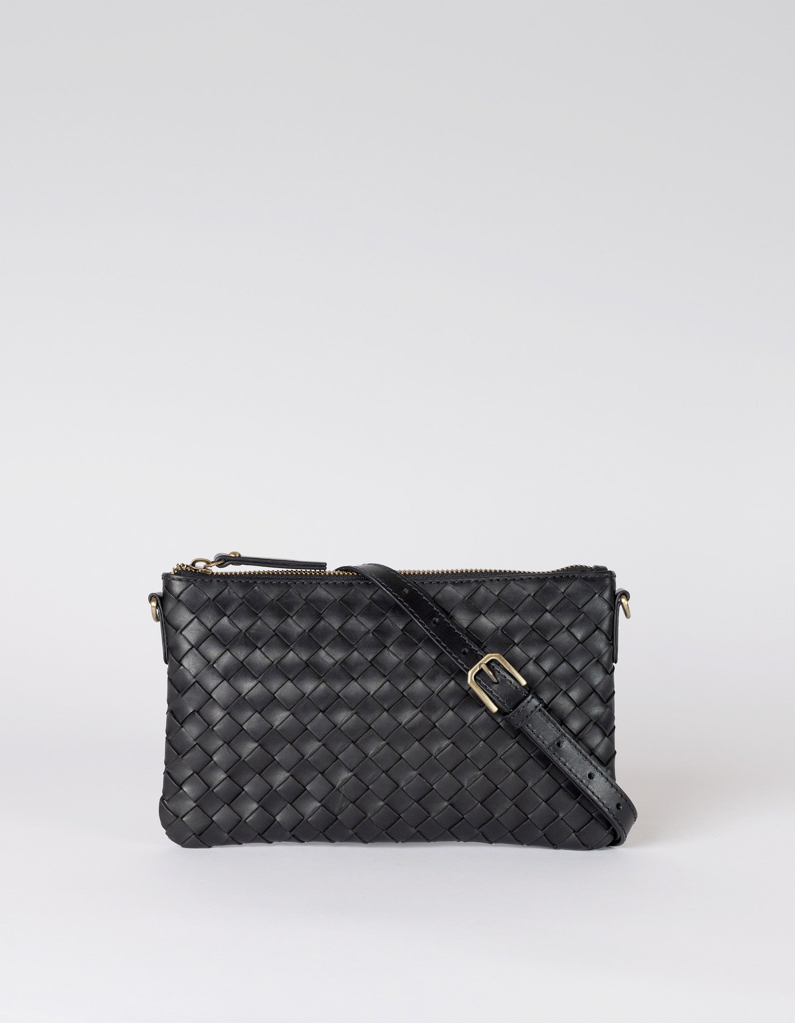 Lexi  Black Woven Classic Leather