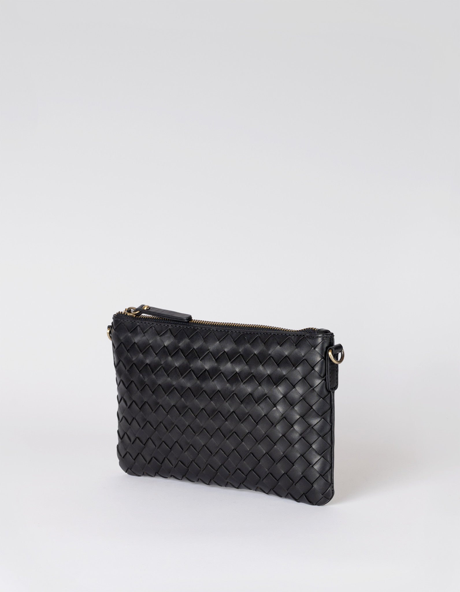 Lexi  Black Woven Classic Leather