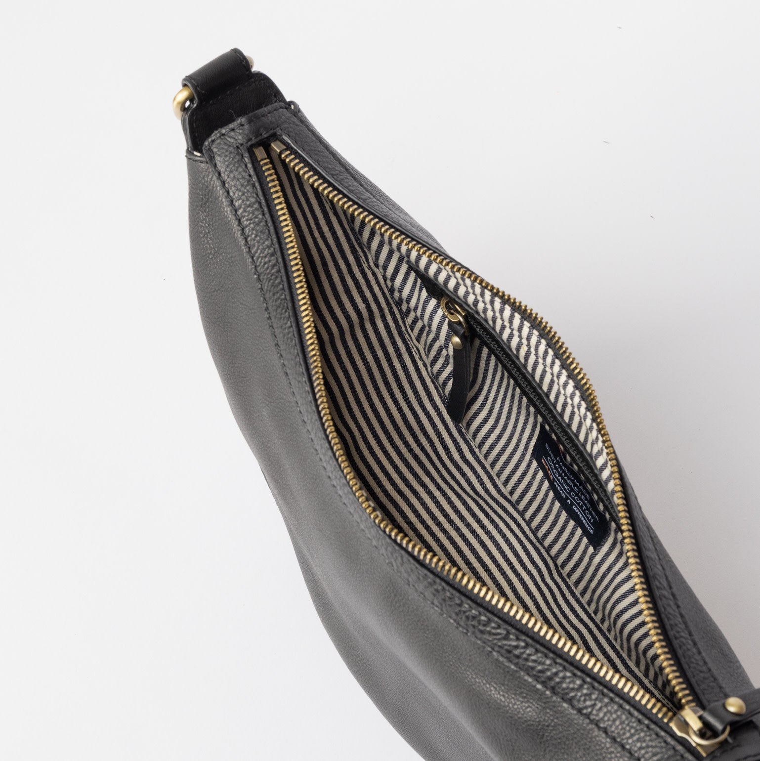 Leo  Black Soft Grain Leather