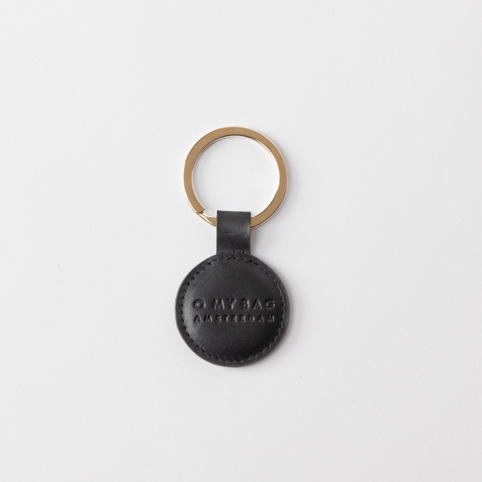 Sleutelhanger 'o my bag' - Black Classic Leather
