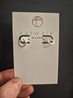 Zilver oorringetjes - mini